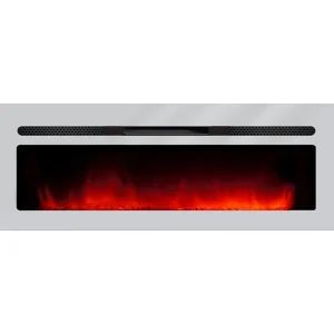 Cheminée électrique encastrable 150cm inox - 149