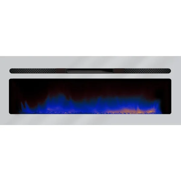 Cheminée électrique encastrable 150cm inox - 149