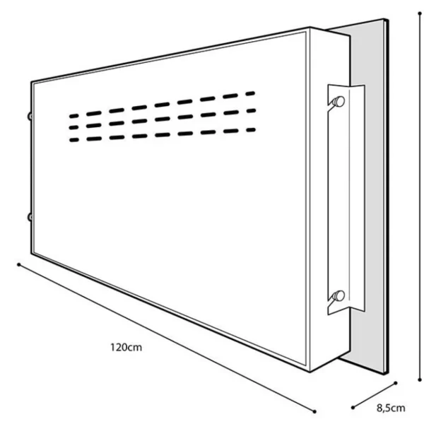Cheminée électrique 2000w en wifi - volcano xxl wifi
