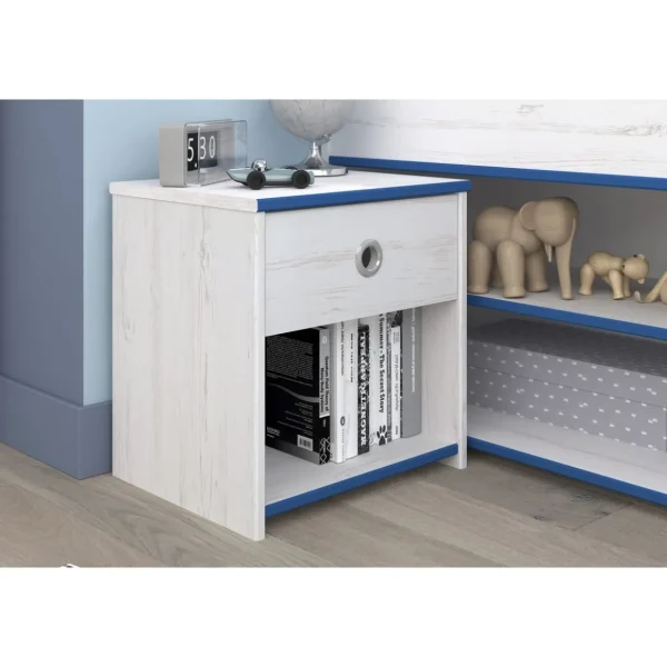 Chevet 1 tiroir 1 niche L40cm REVERSO