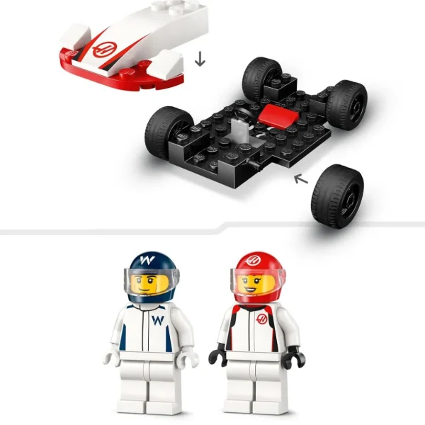 City 60464 - Voitures de course de F1 Williams Racing et Haas F1