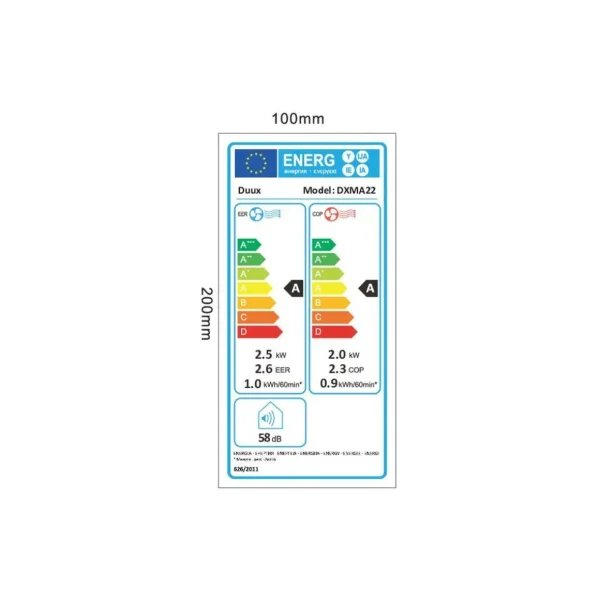 Clim réversible connecté réversible 9000BTU North DXMA22