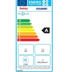 Climatiseur mobile 3540w 36m2 avec kit fenêtre - cfs12000kt