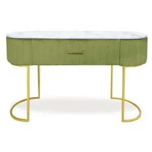 Coiffeuse Design 1 Tiroir Lomape 120cm Kaki