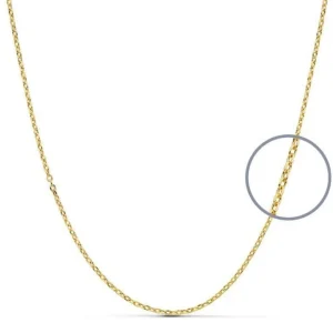 Collier - Médaille Or 18 Carats 750/000 Jaune - Christ sur la Croix - Chaine Dorée