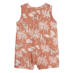 Combishort bébé en gaze de coton Oasis