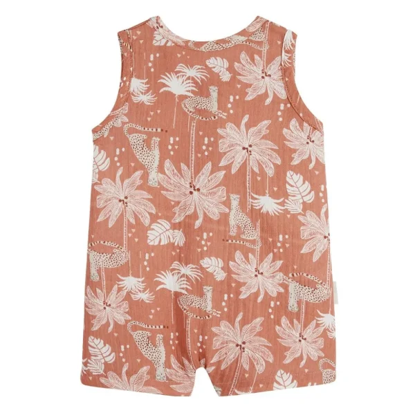 Combishort bébé en gaze de coton Oasis