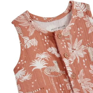 Combishort bébé en gaze de coton Oasis