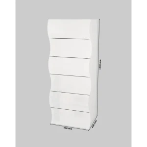 Commode 6 tiroirs CLOUD L50xH122 cm