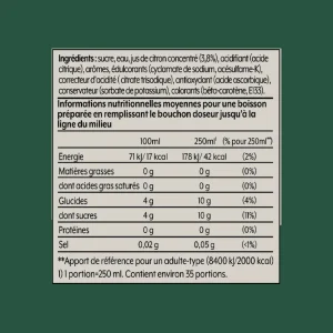 Concentré à soda Mojito sans alcool
