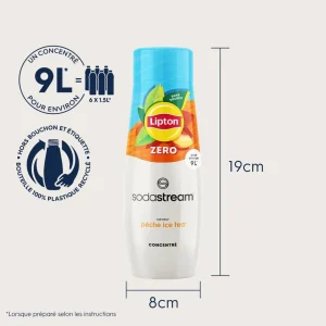 Concentré pour soda Ice Tea Pêche Zéro