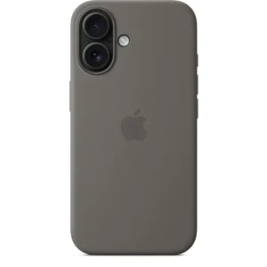 Coque iPhone 16 MagSafe Gris sidéral Silicone