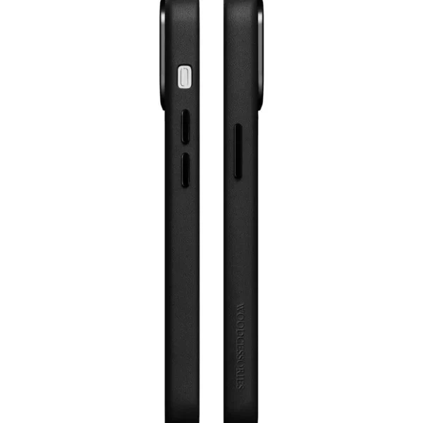 Coque iPhone 15 Plus Cuir noir