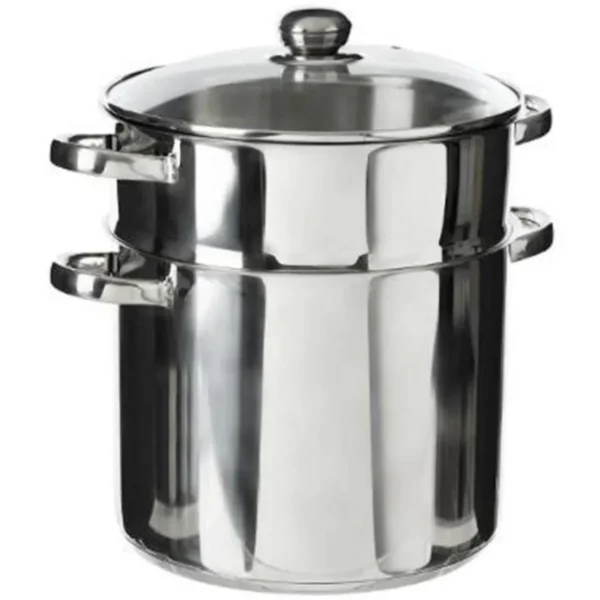 Couscoussier en Inox Tanger 11L Argent