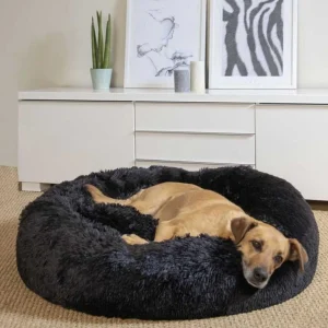 Coussin pour Chien & Chat Fluffy 95cm Noir