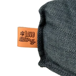 Coussin Rectangle Chien & Chat City 100cm Anthracite