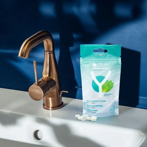Dentifrice en comprimes a croquer au fluor x120