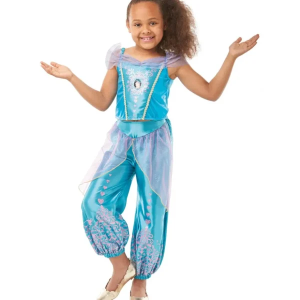 Déguisement classique Disney Princess - Gem Princesse Jasmine : Taille 3/4 ans - 3/4 ans (96 à 104 cm)