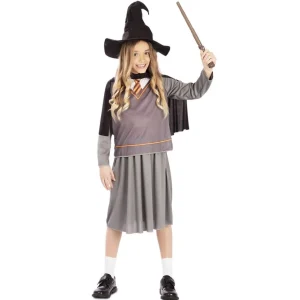 Déguisement d'étudiante en magie - Fille - 7/9 ans (122 à 134 cm)
