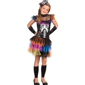 Déguisement princesse squelette - Fille - 7/9 ans (122 à 134 cm)