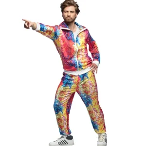 Déguisement Survêtement Disco - Homme - L