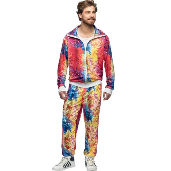 Déguisement Survêtement Disco - Homme - L