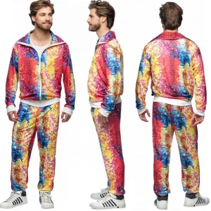 Déguisement Survêtement Disco - Homme - L