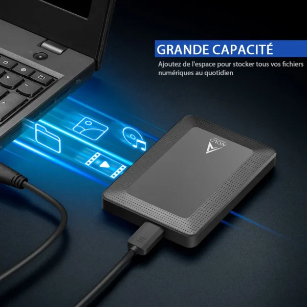 Disque Dur Externe 500Go - Noir