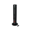 Domo Heating Tower with Chimney effect black Schwarz (DO7345H)