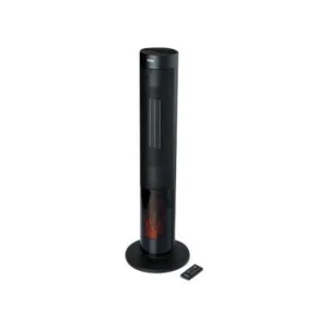 Domo Heating Tower with Chimney effect black Schwarz (DO7345H)