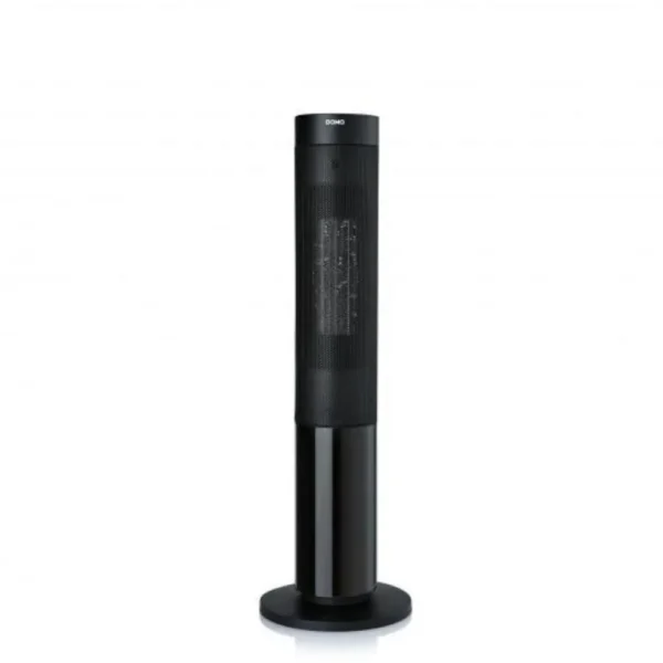 Domo Heating Tower with Chimney effect black Schwarz (DO7345H)