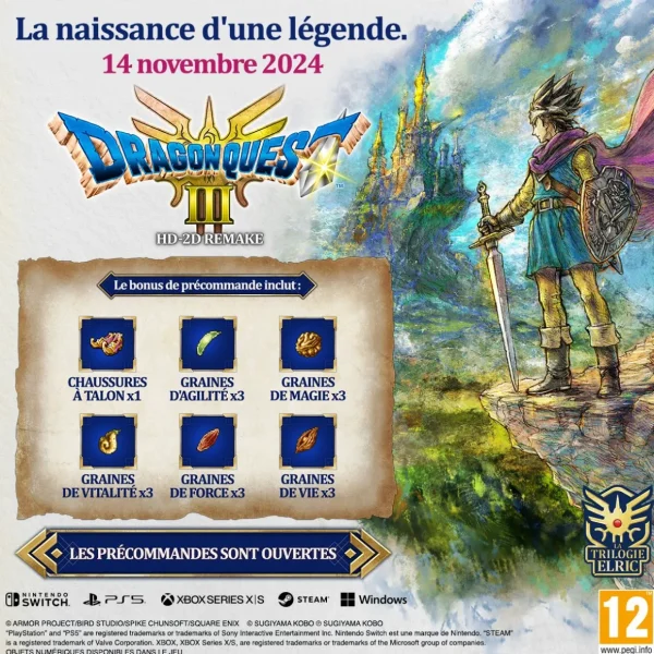 Dragon Quest III HD-2D Remake Nintendo Switch