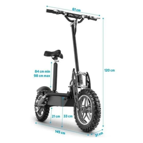 Draisienne electrique Cross - BEEPER FX1000 - 1000W - Batterie Plomb - 36V