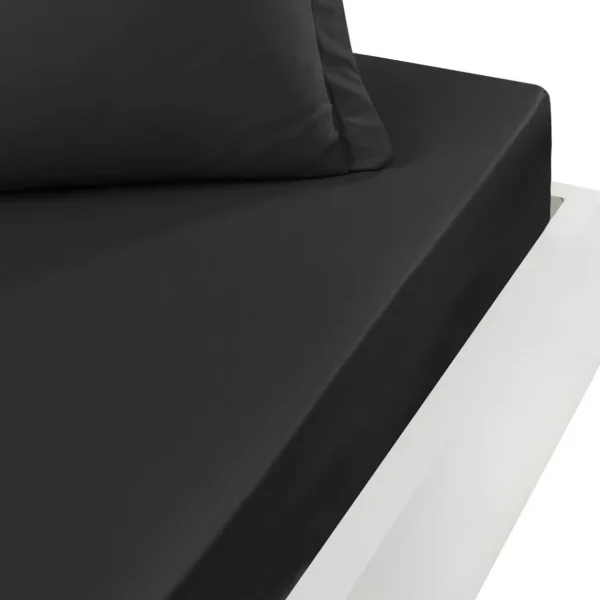 Drap housse bonnet 40 cm en percale coton SOFT PERCALE PLUS