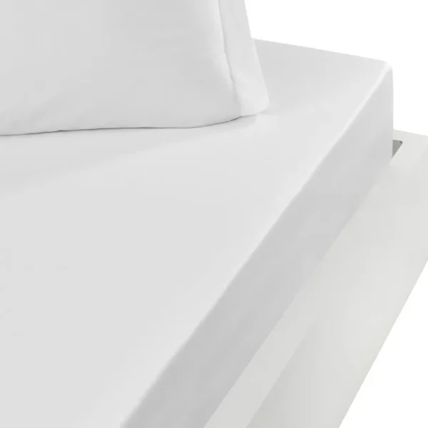 Drap housse bonnet 40 cm en percale coton SOFT PERCALE PLUS