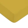 Drap housse en coton 57 fils uni bonnet 25cm
