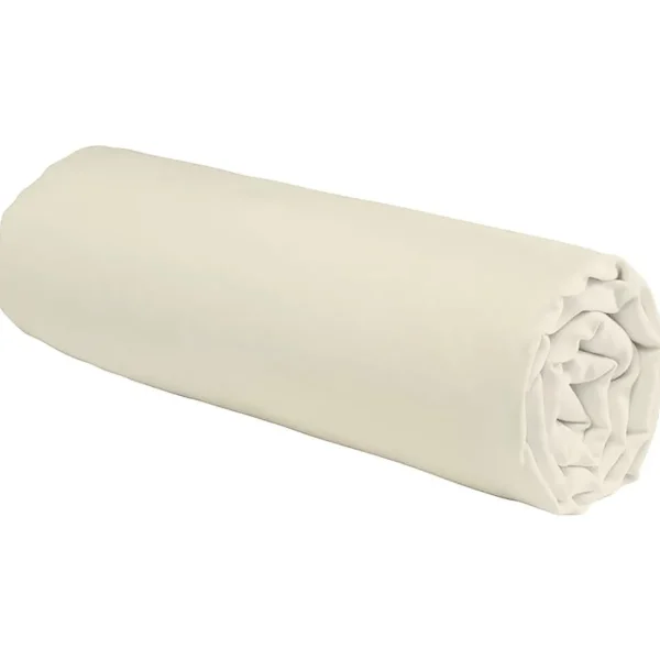 Drap housse en coton 57 fils uni bonnet 25cm
