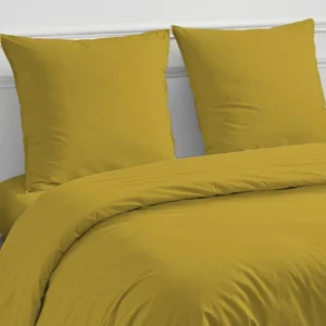 Drap housse en coton 57 fils uni bonnet 25cm