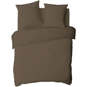 Drap housse en coton 57 fils uni bonnet 25cm