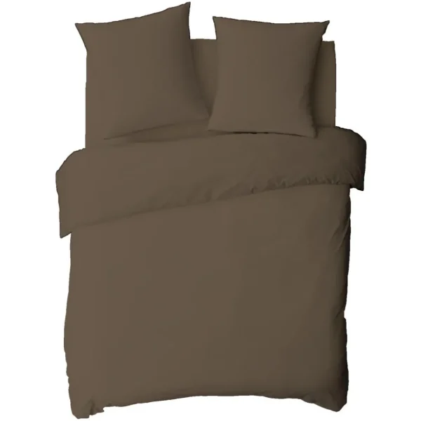 Drap housse en coton 57 fils uni bonnet 25cm