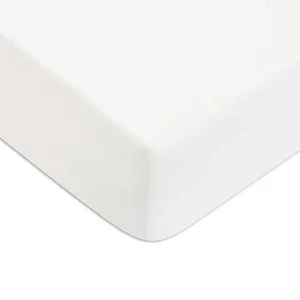 Drap housse en coton 57 fils uni bonnet 25cm