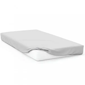 Drap housse uni en coton JERSEY, par Soleil d'ocre