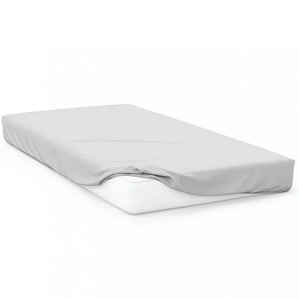 Drap housse uni en coton JERSEY, par Soleil d'ocre