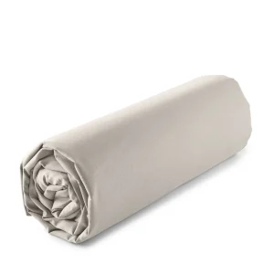 Drap housse uni en percale de coton 70 fils collection permanente