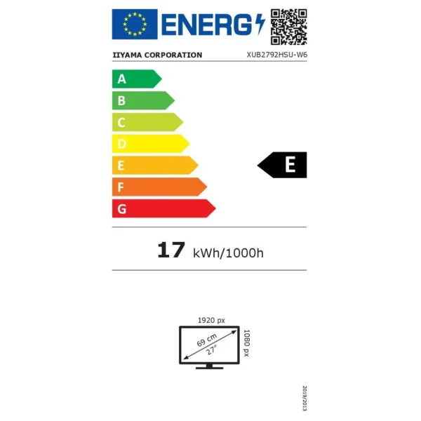 Ecran PC PROLITE XUB2792HSU-W6 27''Plat IPS Blanc