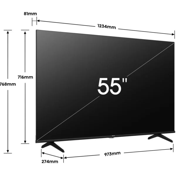 55E78NQ 2024 TV QLED 4K Ultra HD 139 cm Smart TV