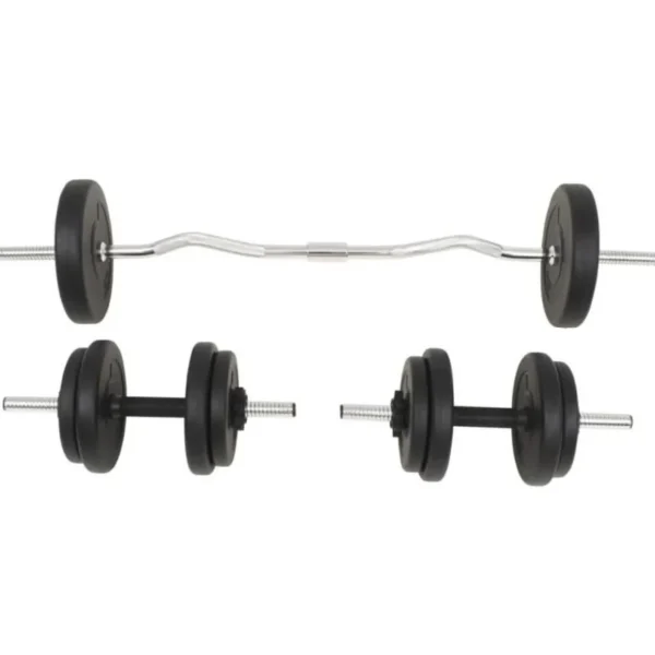 Ensemble d haltères et barres d haltères 30 kg