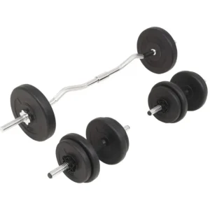 Ensemble d haltères et barres d haltères 30 kg