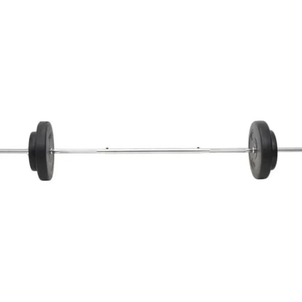 Ensemble d haltères et de barres avec plaques 60 kg