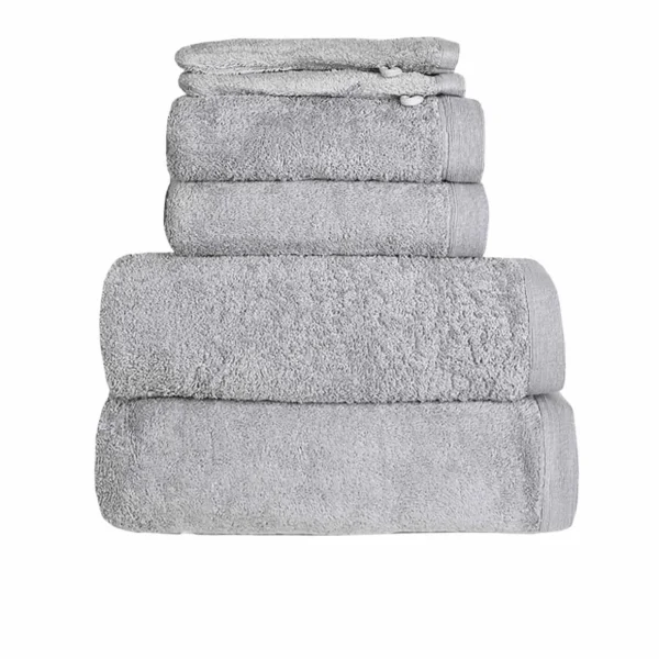 Ensemble de bain 6 pièces 500 g/m² STUDIO (2 draps de douche +2 serviettes de toilette + 2 gants)